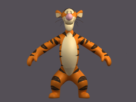 Next Generation Cartoon Tigger Animated Character Tiger Tiger Tiger