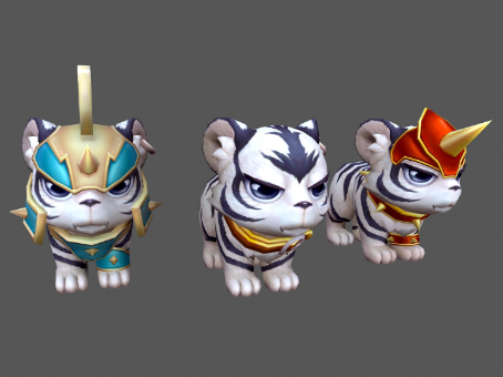 Cartoon cute pet tiger pet cute tiger baby tiger