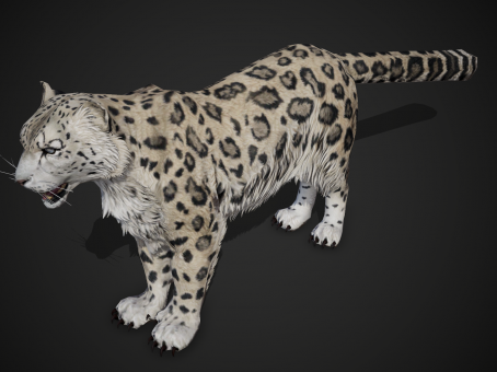 PBR Leopard Snow Leopard Leopard Wild Leopard African Leopard Animal Realistic Leopard Amur Tiger Forest Beast Beast
