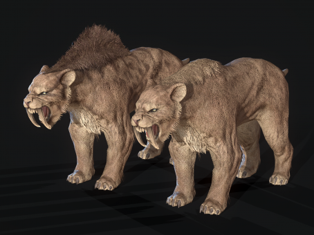 Ancient Animal Beast Beast Saber-toothed Tiger Mount