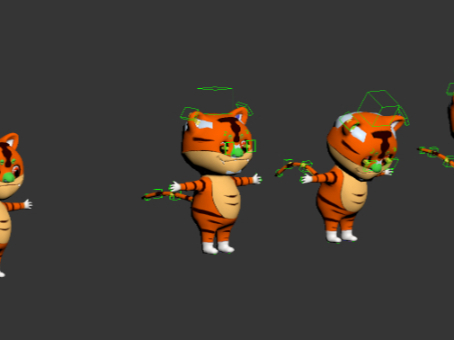 Cartoon Tiger New Year Zodiac
