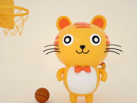 Cartoon Orange Little Tiger IP Image Cartoon Tiger Q Tiger Cute Tiger Cartoon Animation Zodiac Round Tiger IP Cartoon