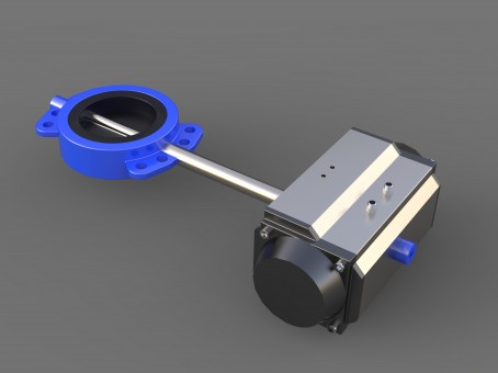 wafer pneumatic butterfly valve butterfly valve pneumatic butterfly valve
