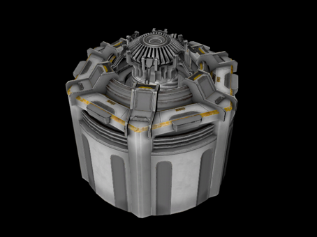 Gear wheel sci-fi future mechanical equipment scene parts