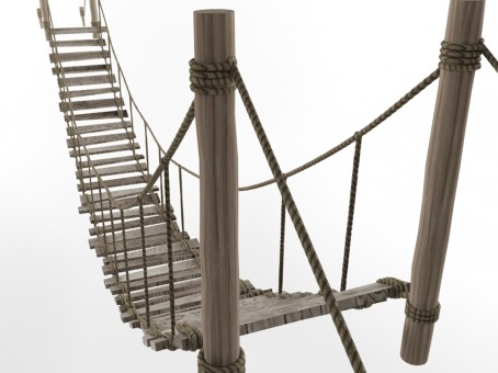 suspension bridge wooden bridge bridge road traffic parts