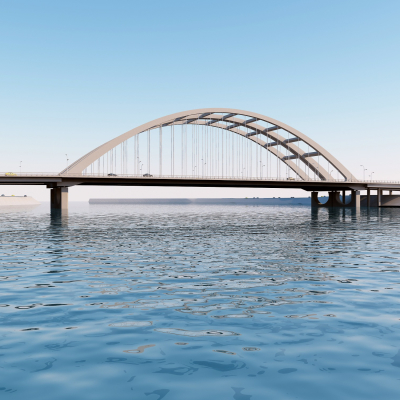 modern bridge river-crossing bridge sea-crossing bridge