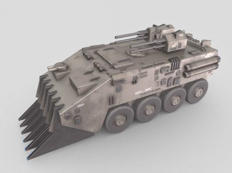 Forward Heavy Military Tank Missile Tank Vehicle Military Tank Missile Vehicle Missile Anti-aircraft Missile Next-generation PBR Stylized Warship Anti-ship Missile