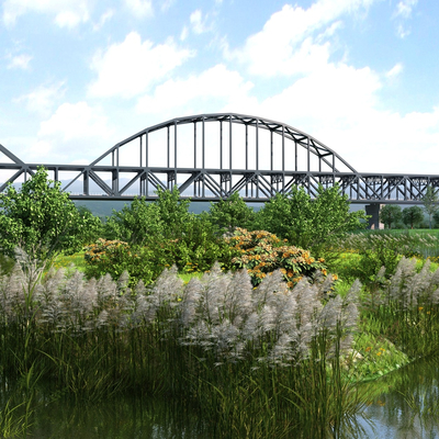 Modern Architecture Iron Bridge Architecture Architectural Appearance Modern Bridge
