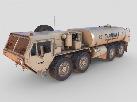 Heavy Duty High Mobility Tactical Truck HEMTT Tank Truck Military Truck