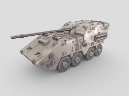 advance military artillery vehicle missile tank vehicle military tank missile vehicle missile anti-aircraft missile next generation PBR stylized warship anti-ship missile