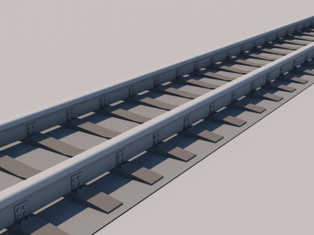 Track Model Daily Life Realistic Modern Track Train Track