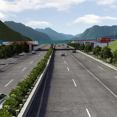 modern expressway urban facilities asphalt road