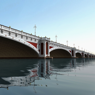 modern bridge river-crossing bridge sea-crossing bridge