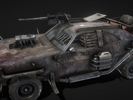 After the end of the modified car