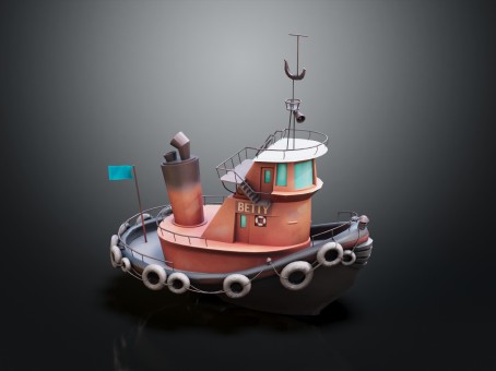 Cartoon Boat Cartoon Yacht Small Boat Fishing Boat Speedboat Single Boat Holiday Boat Carpenter Single Boat