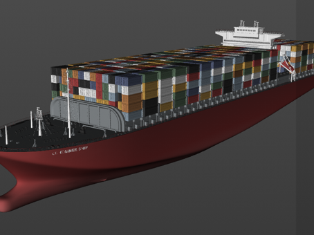 Large transport vehicle traffic car aircraft vehicle model