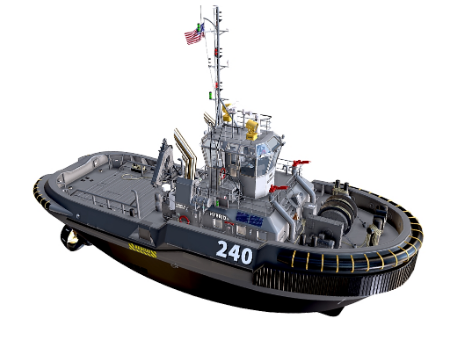 Sub-era PBR Realistic Maritime Vehicle Vehicle Military Tug