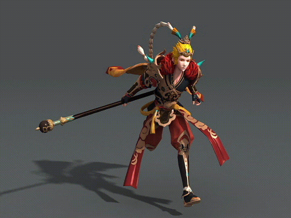 Cartoon Monkey King 3d Model max obj fbx fbx fbx fbx fbx fbx fbx fbx ...