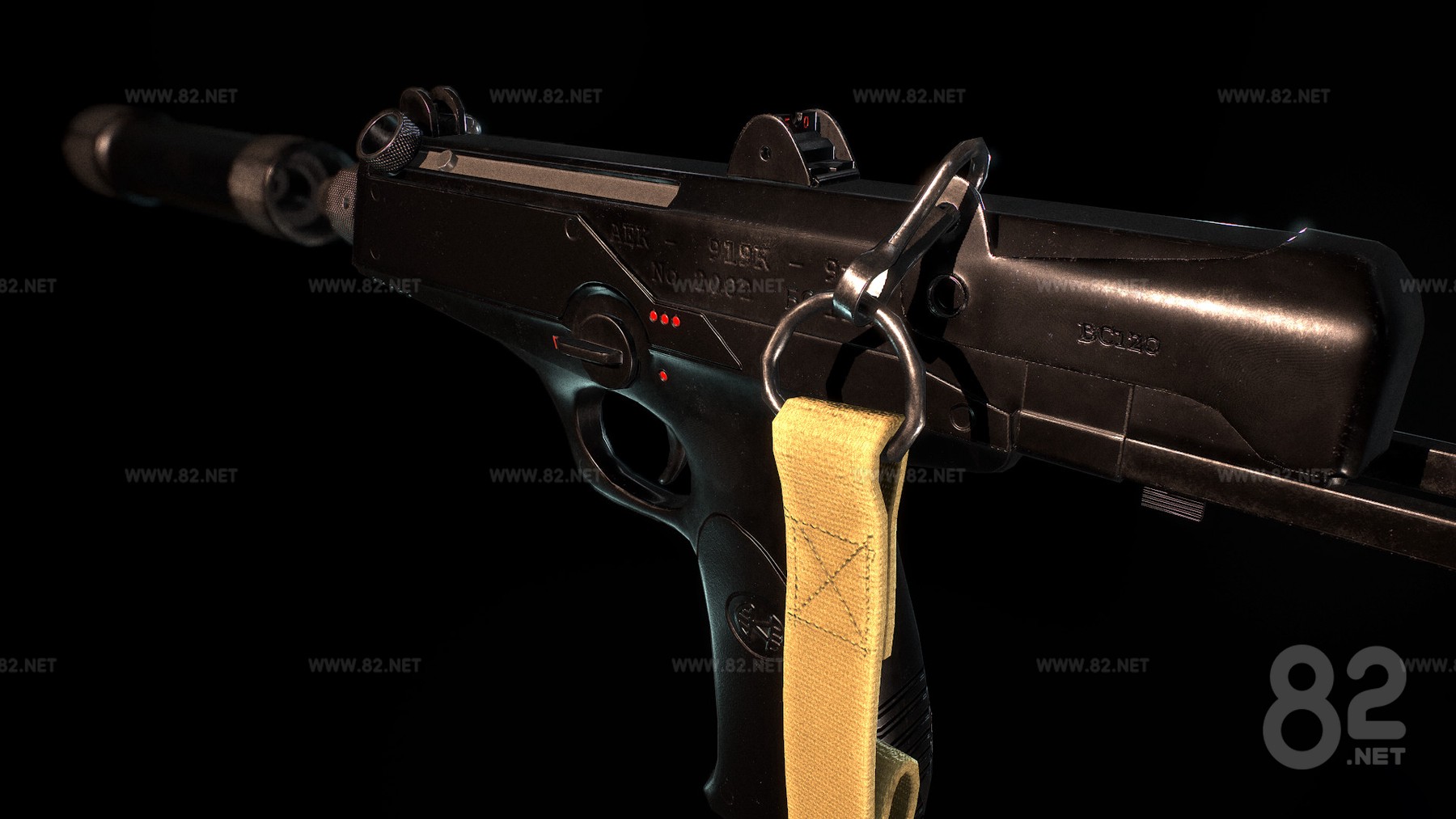 Next Generation Realistic Special Forces Mini Submachine Gun Model 3d ...