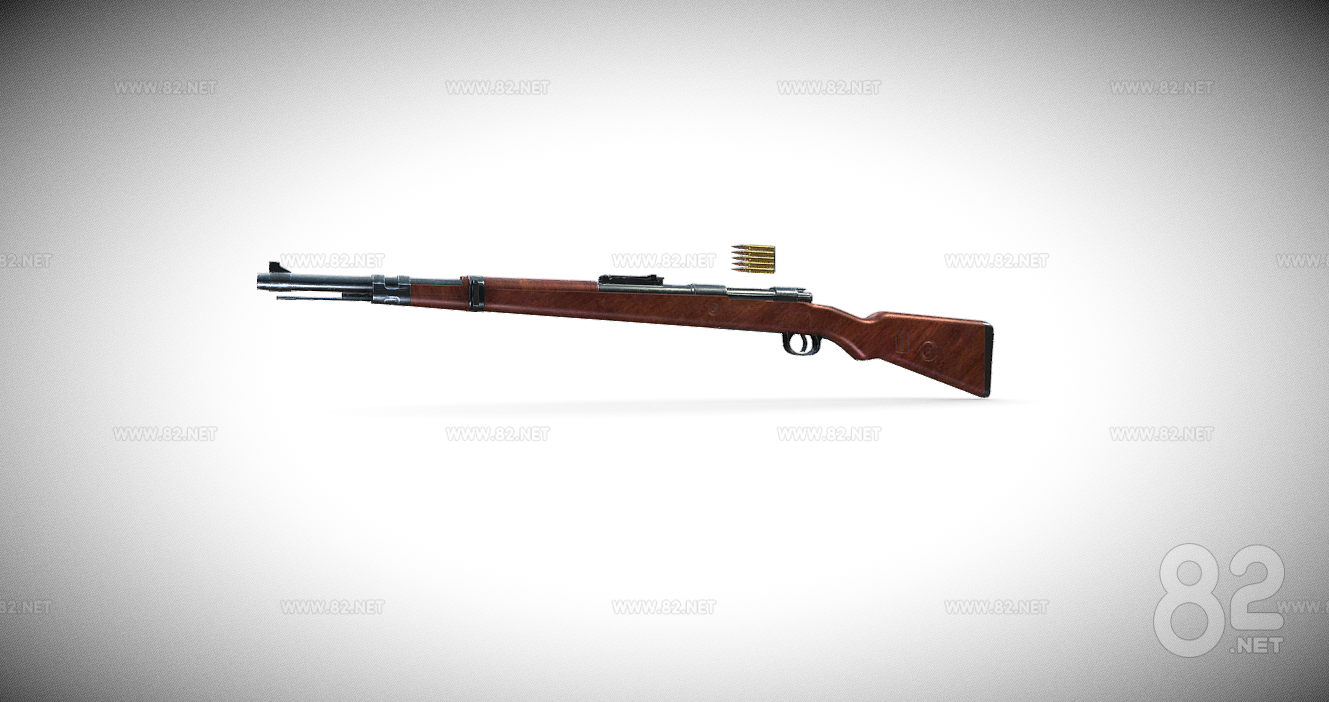 carbine rifle musket 3d Model fbx max ma/mb obj texture | 82Models