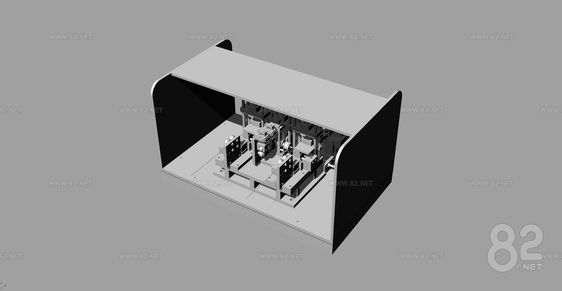 iron wire bending machine 3d Model 3dm step/stp | 82Models