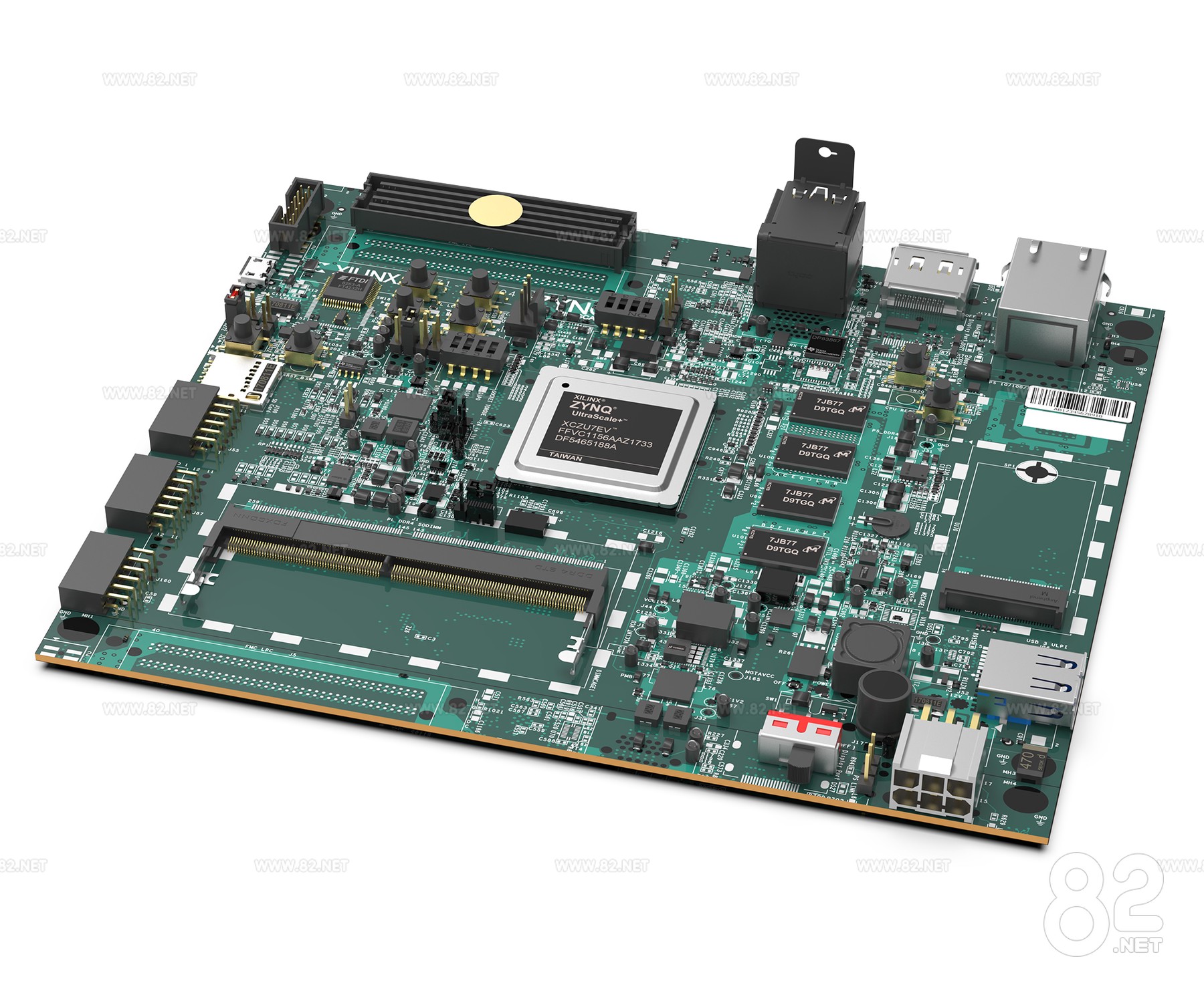 Modern computer components motherboard 3d Model max | 82Models
