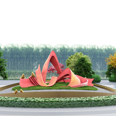Modern Sculpture Landscape Sculpture