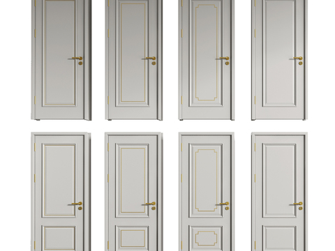 Jianou solid wood single door