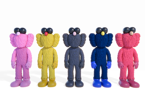 modern kaws doll toy