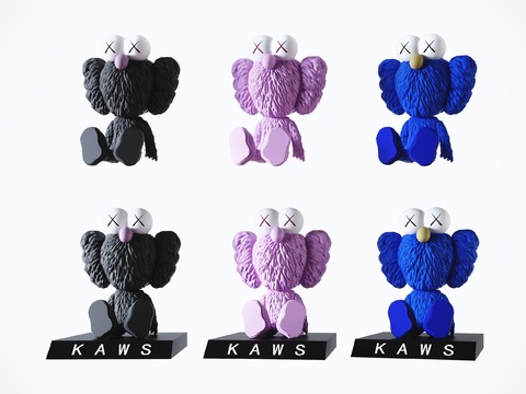 modern kaws Art Toy sculpture ornaments