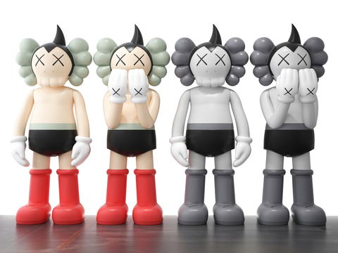 modern kaws Astro Boy sculpture