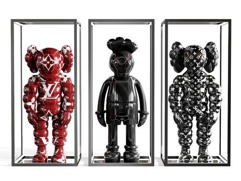 Modern KAWS Tide Sculpture Ornaments