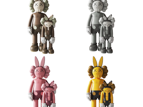 modern kaws doll toy