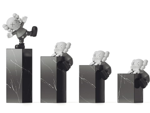 kaws sculpture ornaments