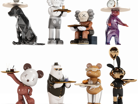 Kaws Art Toy Doll Cartoon Ornaments