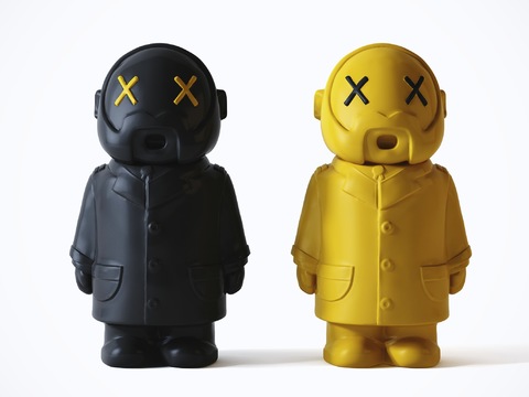 modern kaws figurine sculpture