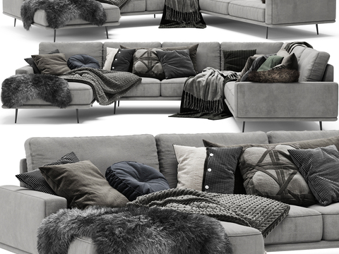 FLEXFORM multiplayer corner sofa