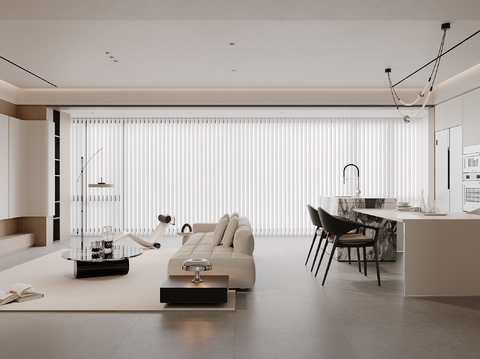 Modern Living&Dining Room