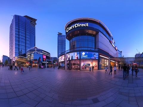 HDR City Commercial Street Street Night View