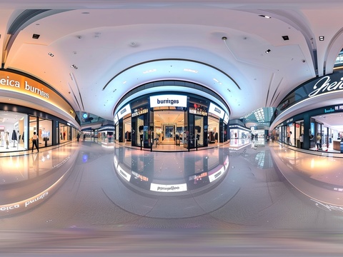 HDR Indoor Shopping Mall