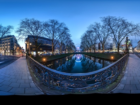 Street Night View HDR