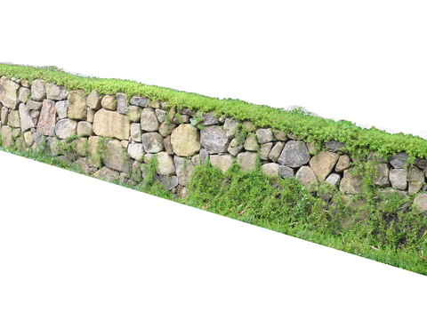 retaining wall psd