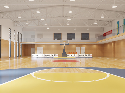 Basketball Gymnasium Court