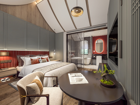 New Chinese Hotel Rooms