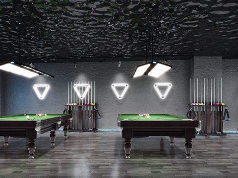 Modern Billiards Room Billiards Hall