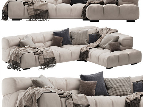 B & B Corner Sofa Soft Sofa