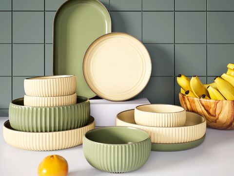 Modern ceramic tableware