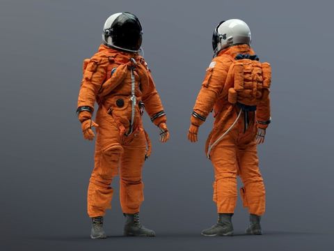 Modern Space Suit Astronaut