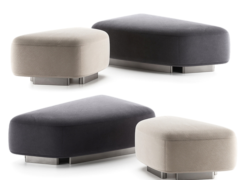 Modern flannel sofa stool