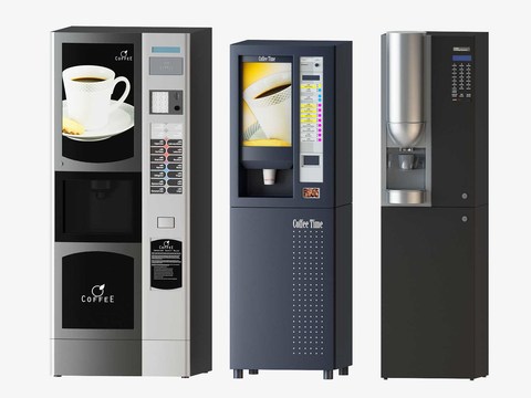 modern automatic coffee vending machine